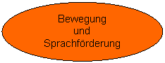 Ellipse: Bewegung   und  Sprachförderung  